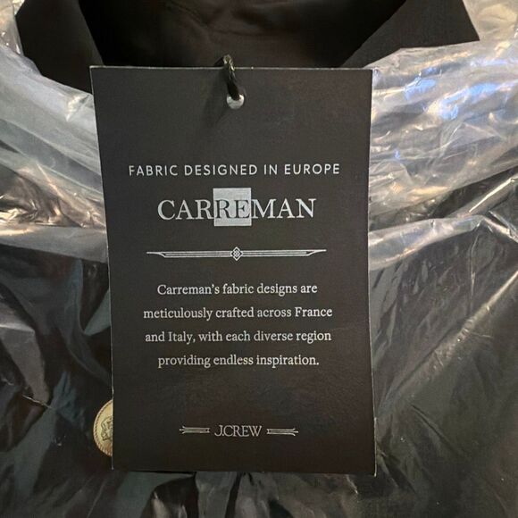 J. Crew Parc Dress Black Carrmen Four Season Stretch Fabric 12 Tall - Picture 8 of 11